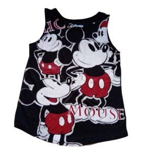 ---  Woman's Black Disney Mickey Mouse Tank Top 11-13  (Fits Medium)